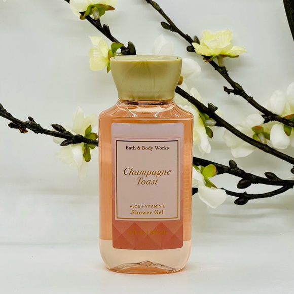 Bath and Body Works Travel Size Champagne Toast Gift Set Fragrance, Gel, Cream - Picture 4 of 8
